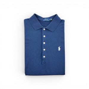Polo manches courtes Femme  Marine