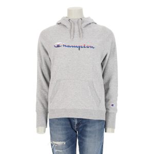 Sweat à capuche Femme Gris